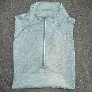 lululemon Metal Vent Tech 1/2 Zip 2.0 - LIGHT BLUE
